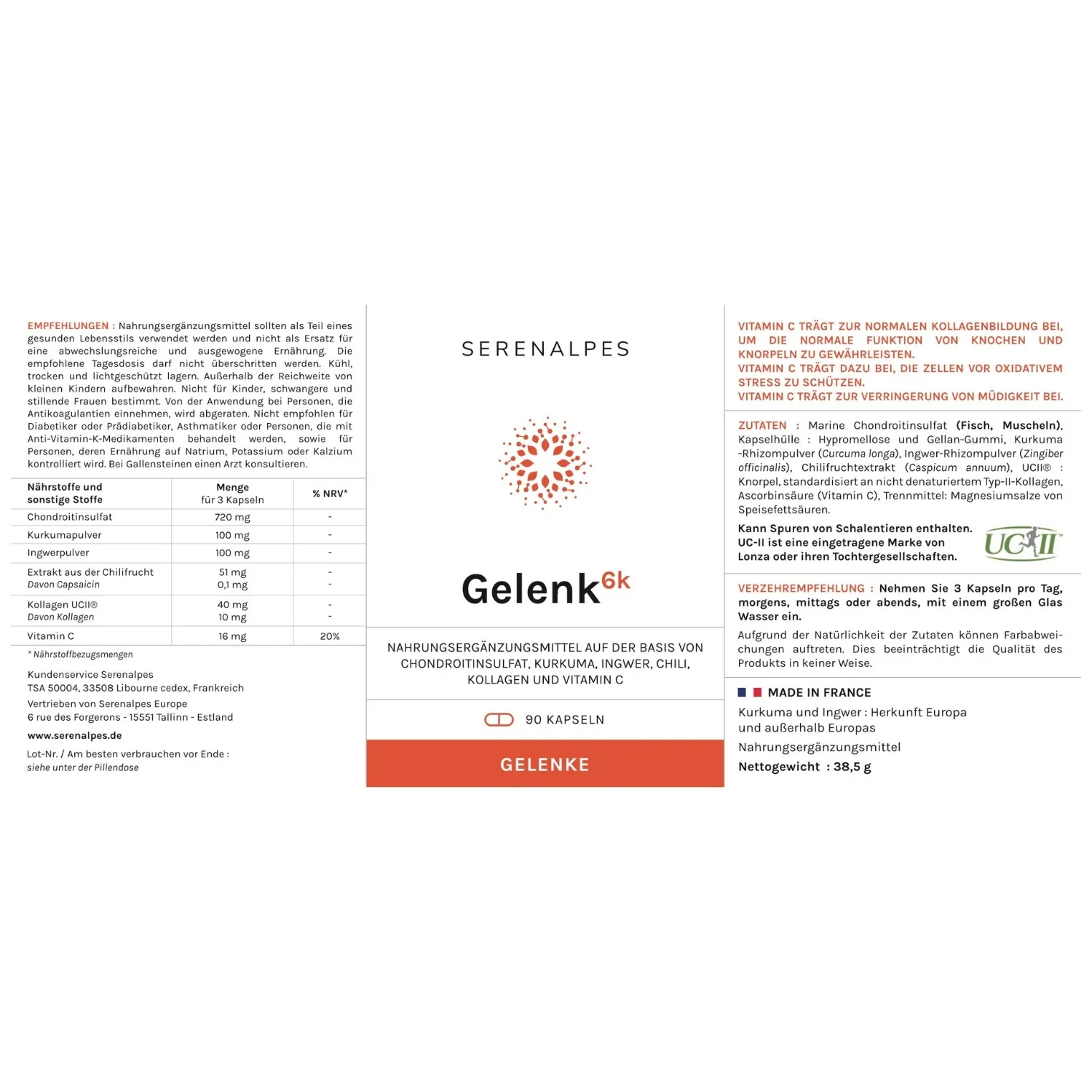 ARK Etikett Etikett Gelenk 6k